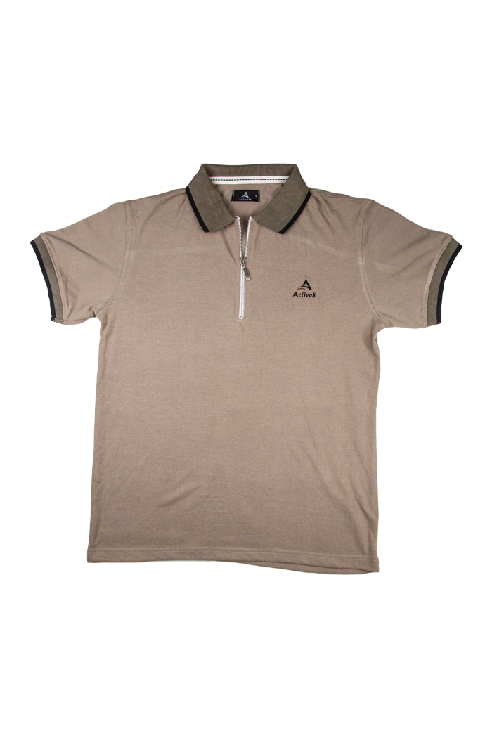 Urban Zipper Polo – Green
