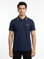 Urban Button Polo – Black