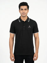 Urban Button Polo – Black