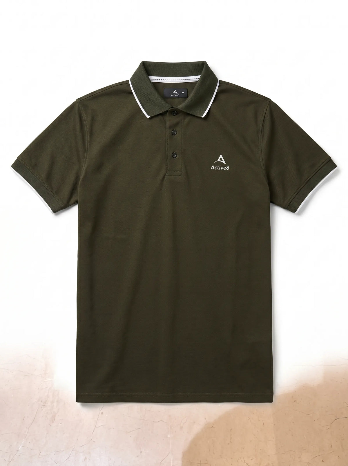 Urban Button Polo – Black