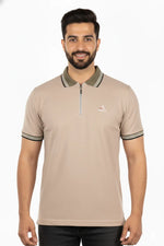 Urban Zipper Polo – Green