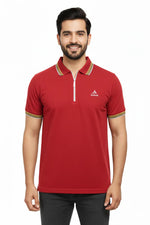 Urban Zipper Polo – Green