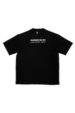 Porsche 911 GT3 RS Graphic Tee – Beige Oversized T-Shirt