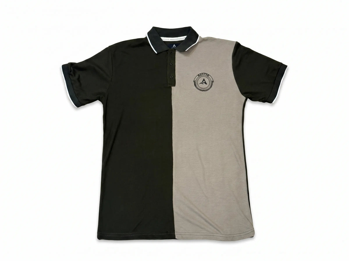 Active8 DualTone Classic Polo – Green & Beige