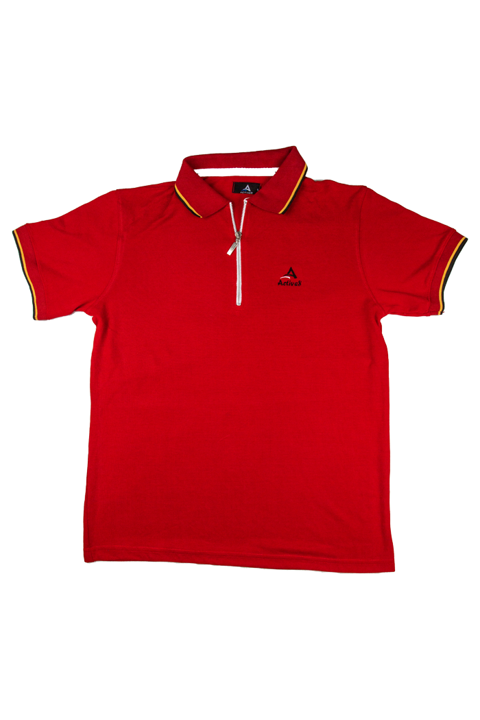 Urban Zipper Polo – Black