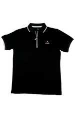 Urban Zipper Polo – Black