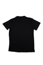 Urban Abstract Art Tee – Black Cotton Lycra