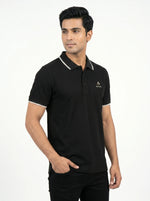 Urban Button Polo – Navy Blue