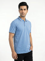Urban Button Polo – Navy Blue