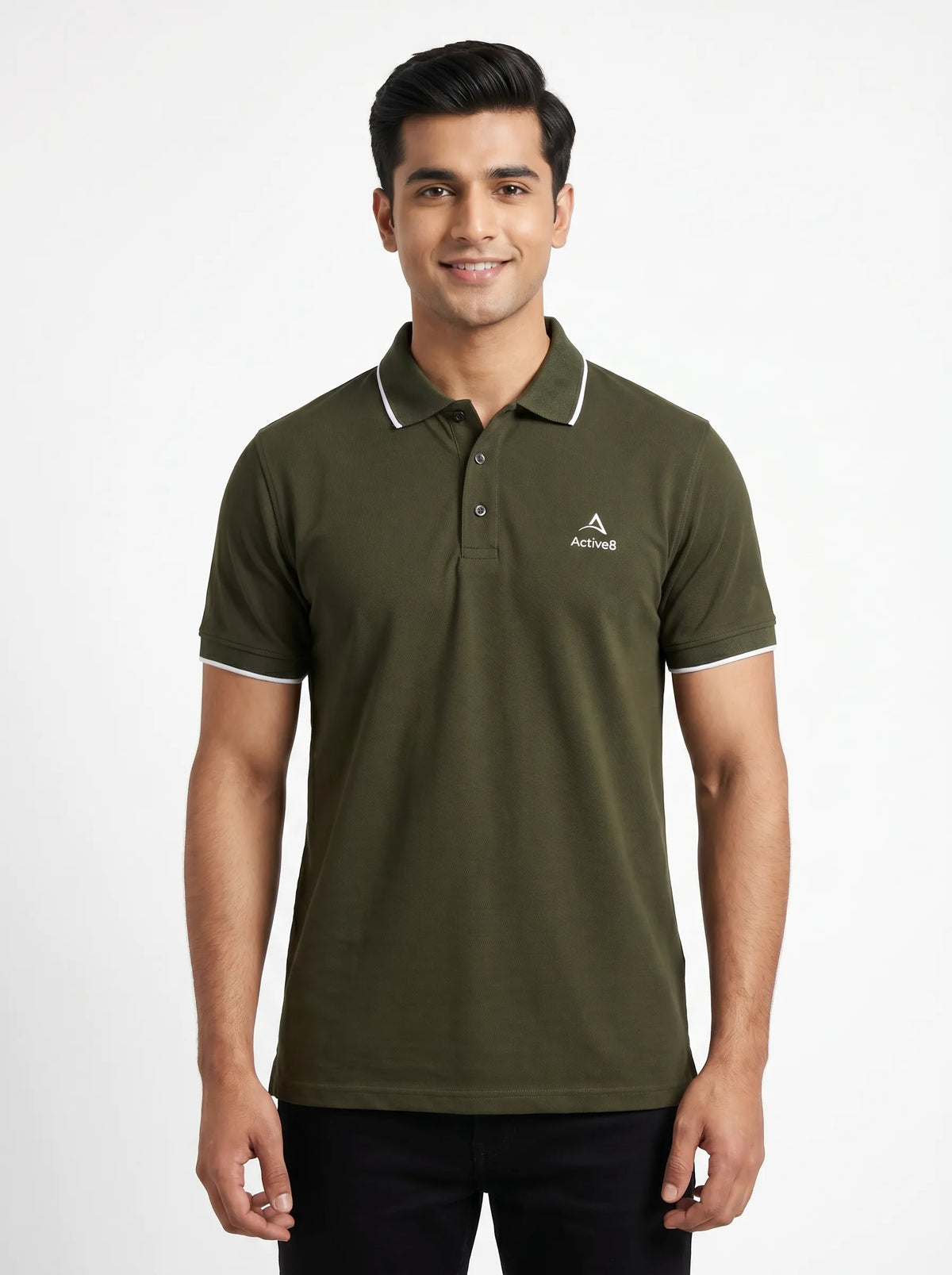 Urban Button Polo – Navy Blue