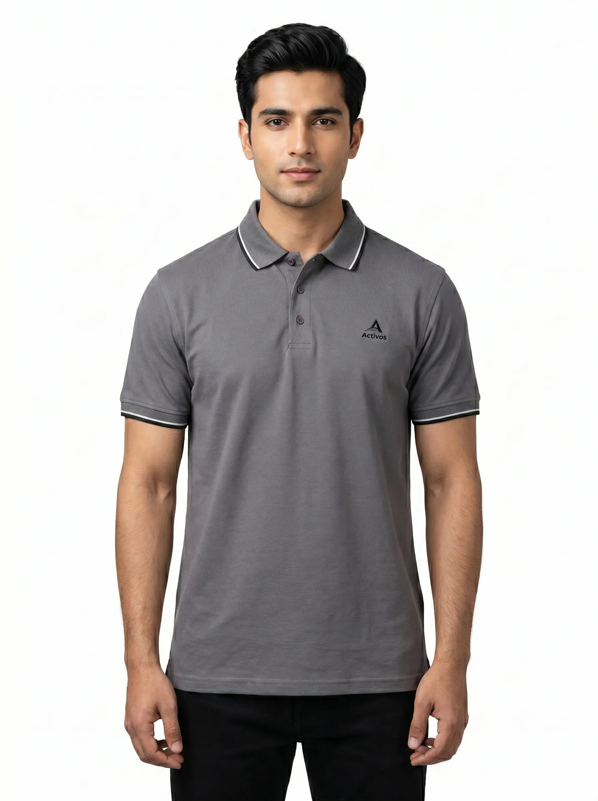 Urban Button Polo – Navy Blue