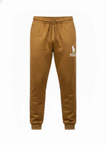 Men’s Brown & Navy Colorblock Tracksuit 💼 – Hoodie & Trouser Set