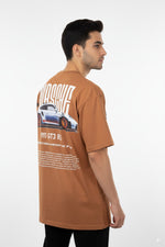 Porsche 911 GT3 RS Graphic Tee – Blue Oversized T-Shirt