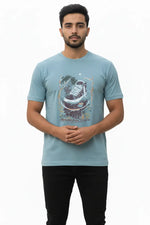Men’s Modern Fit Graphic Tee – Blue