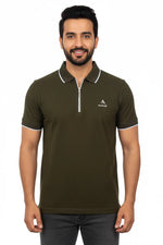 Urban Zipper Polo – Black