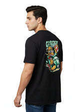Goscoot Scooter Rider Graphic Tee – Black Cotton Lycra