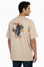 Vintage Enduro 89 Graphic Tee - Beige
