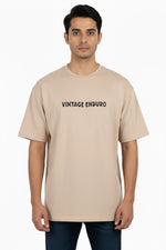Vintage Enduro 89 Graphic Tee - Beige