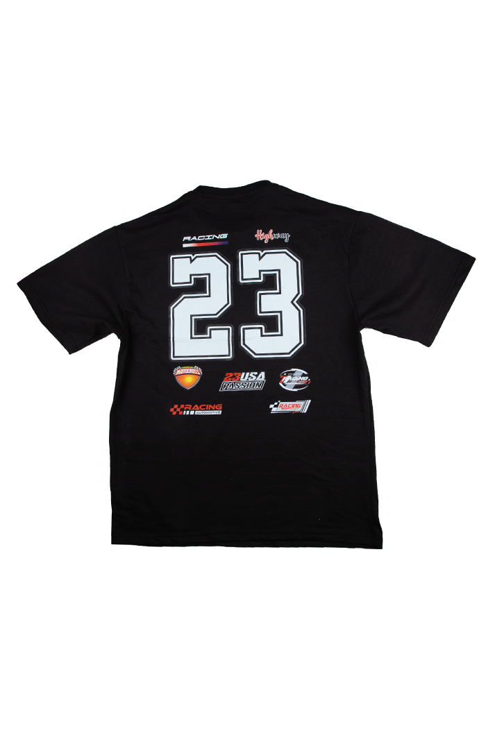 Fearless Racing Oversized T-Shirt – Black