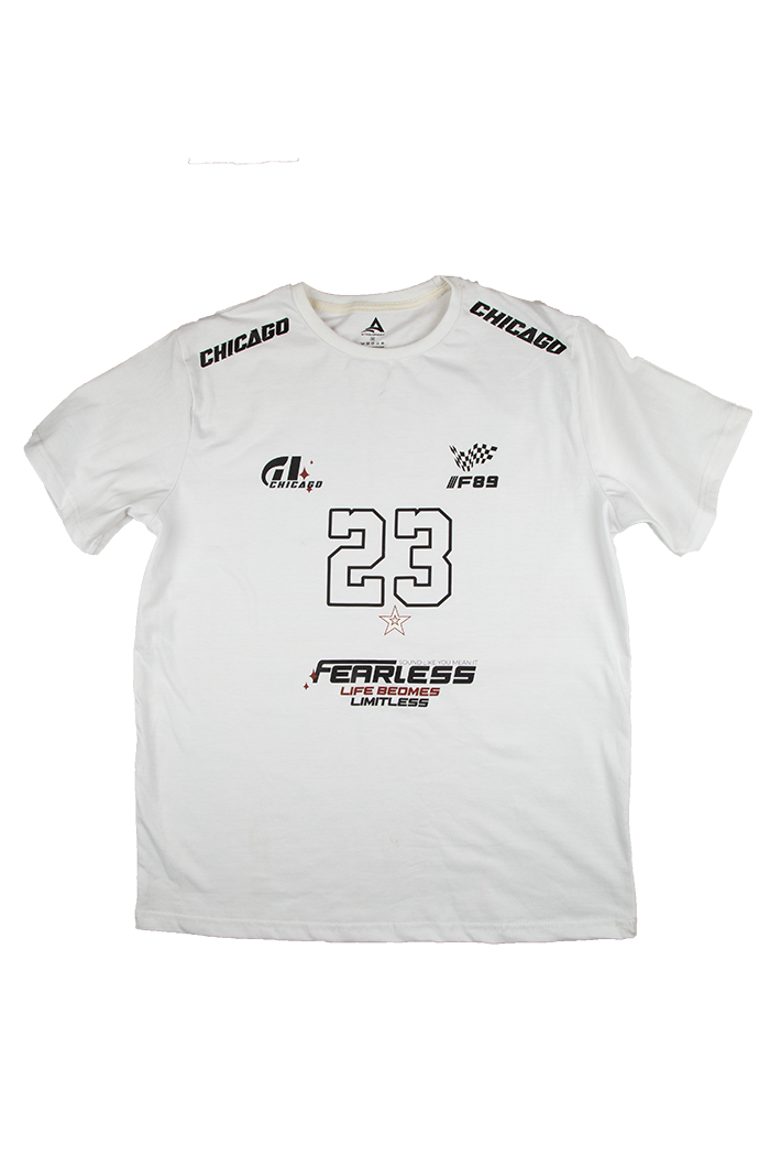 Fearless Racing Oversized T-Shirt – White
