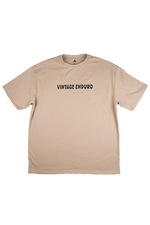 Vintage Enduro 89 Graphic Tee - Beige